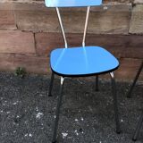 Paire de chaises en formica vintage 1960