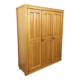 Vintage Guillerme et Chambron wardrobe in solid oak from the 60s