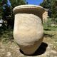 Ancient terracotta pottery jar from the 19th century.