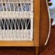 Vintage wicker children's bed 1960