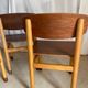 Quatre chaises basses Kvetny et Sonners Stolefabrik Danemark 1960