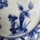 Creil Montereau, small plate decorated in Japanese style, late 19th century.