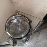 Decorated blown glass champagne bucket