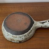 Large ceramic caquelon / saucepan from Vallauris signed MAS