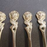 Small golden spoons with punch