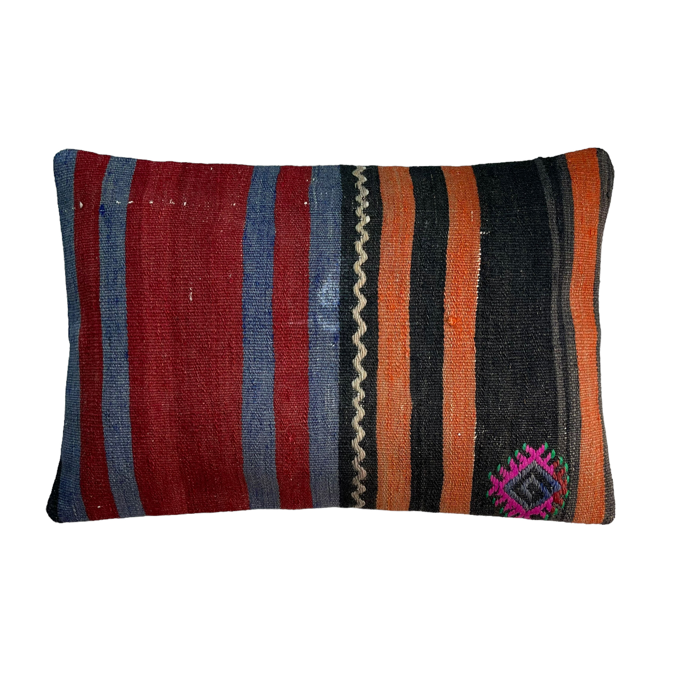 Vintage turkish handmade cushion cover , 30 x 50 cm