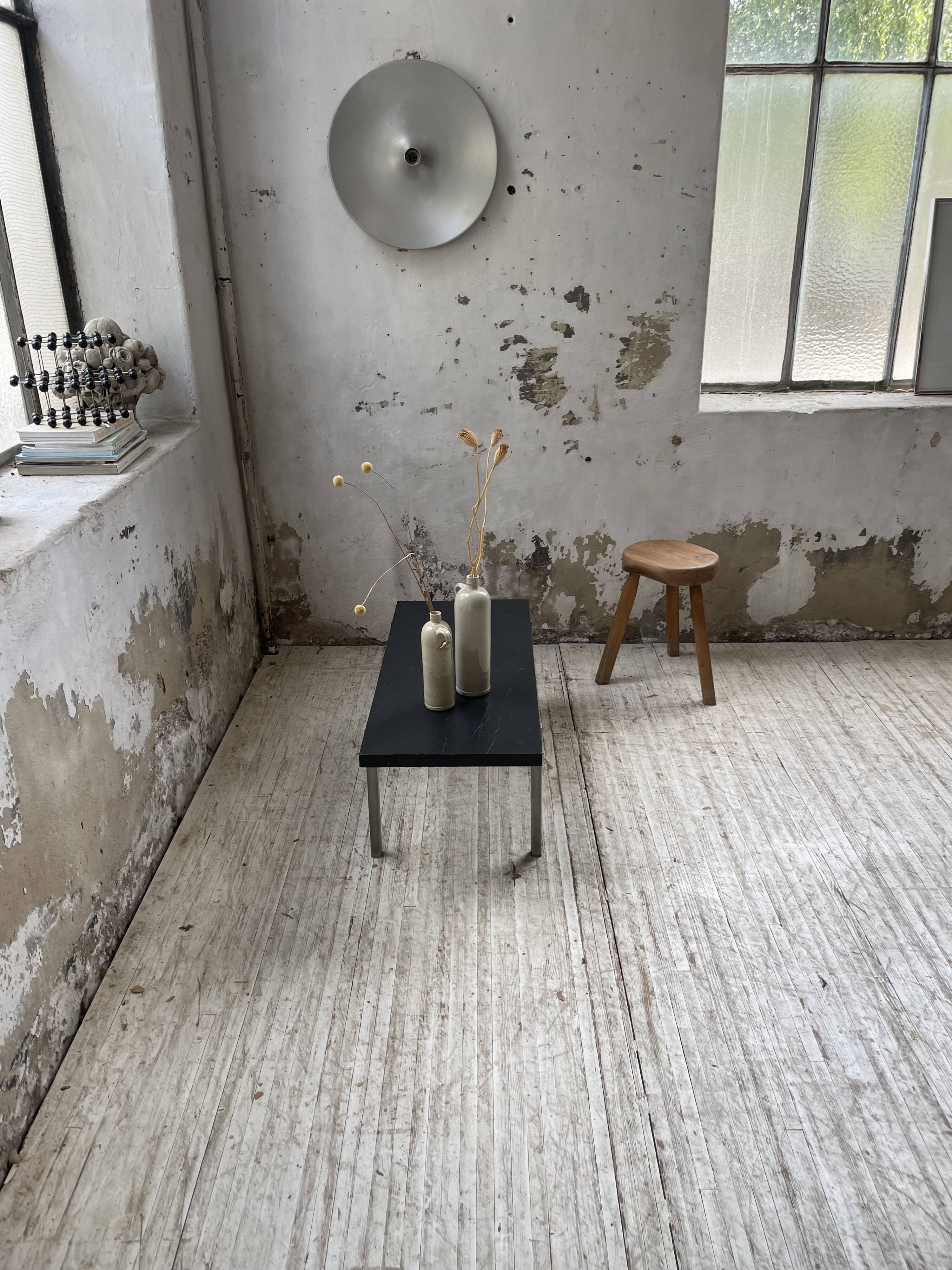 1950s slate coffee table