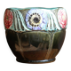 Large Art Deco cachepot in glazed earthenware, Orchies (Moulin des Loups), circa 1925.