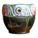 Large Art Deco cachepot in glazed earthenware, Orchies (Moulin des Loups), circa 1925.