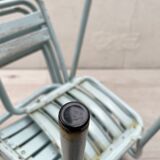 Set of four Tolix T2 chairs, circa 1950.