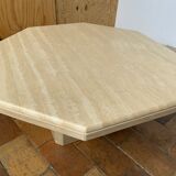 Travertine coffee table