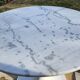 Tulip table Carrara marble 1970