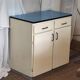 Mado furniture in blue formica two doors