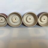 Four ceramic candlesticks AVV VVK Yser Tower Dixmude