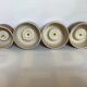 Four ceramic candle holders AVV VVK Yser Tour Dixmude