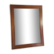 Ancien miroir dans un cadre bois à filets, XIX°, 42 X 33 cm