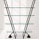 Triangular Bauhaus shelf. 80s
