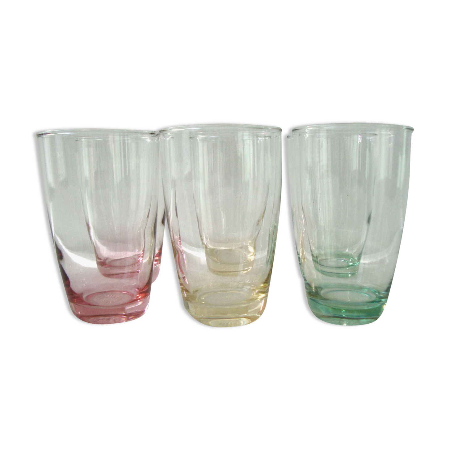 Set of 6 vintage water glasses Lesieur