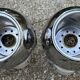 Pair of eye ball wall lights, space age, chrome, vintage, 70s