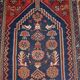 Tapis persan Shiraz antique fait main, années 1920