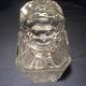 Whiskey carafe in bohemian crystal table art at the time of the digestive
