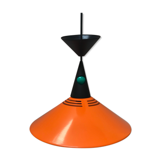 Suspension métal orange