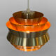 Pendant light "Trava" by Carl Thore for Granhaga Metallindustri. Sweden 1970s.
