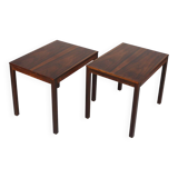 Rosewood bedside tables