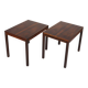 Rosewood bedside tables