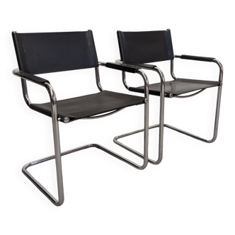 Pair of mg5 cantilever armchairs from the 60s/70s