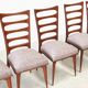 Ensemble de six chaises de salle à manger par Gaston Poisson