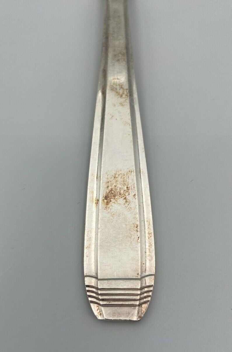 MENAGERE IN SILVER METAL DIXI 36 PIECES ART DECO LADLE SPOONFULS BOX