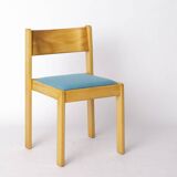 Set of 4 Vintage Flötotto Stacking Chairs – 1970s German Design, Beech Wood