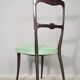 Set of 4 beech wood chairs from the 1950s