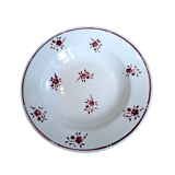 Set of 4 porcelain hollow plates