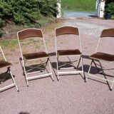 Set of 4 folding chairs