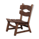 Chaise en bois basse