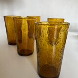Set of 5 glasses Cups Biot 1960