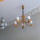 Chandelier à hauteur variable Domus avec 5 bras, Danemark années 1970