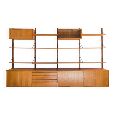Système d'étagères murales modulaires par Poul Cadovius pour Cado, années 1960
