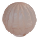 Old pale pink pressed glass globe
