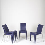Set of 4 chairs "Louis 20" Philippe Starck 1990