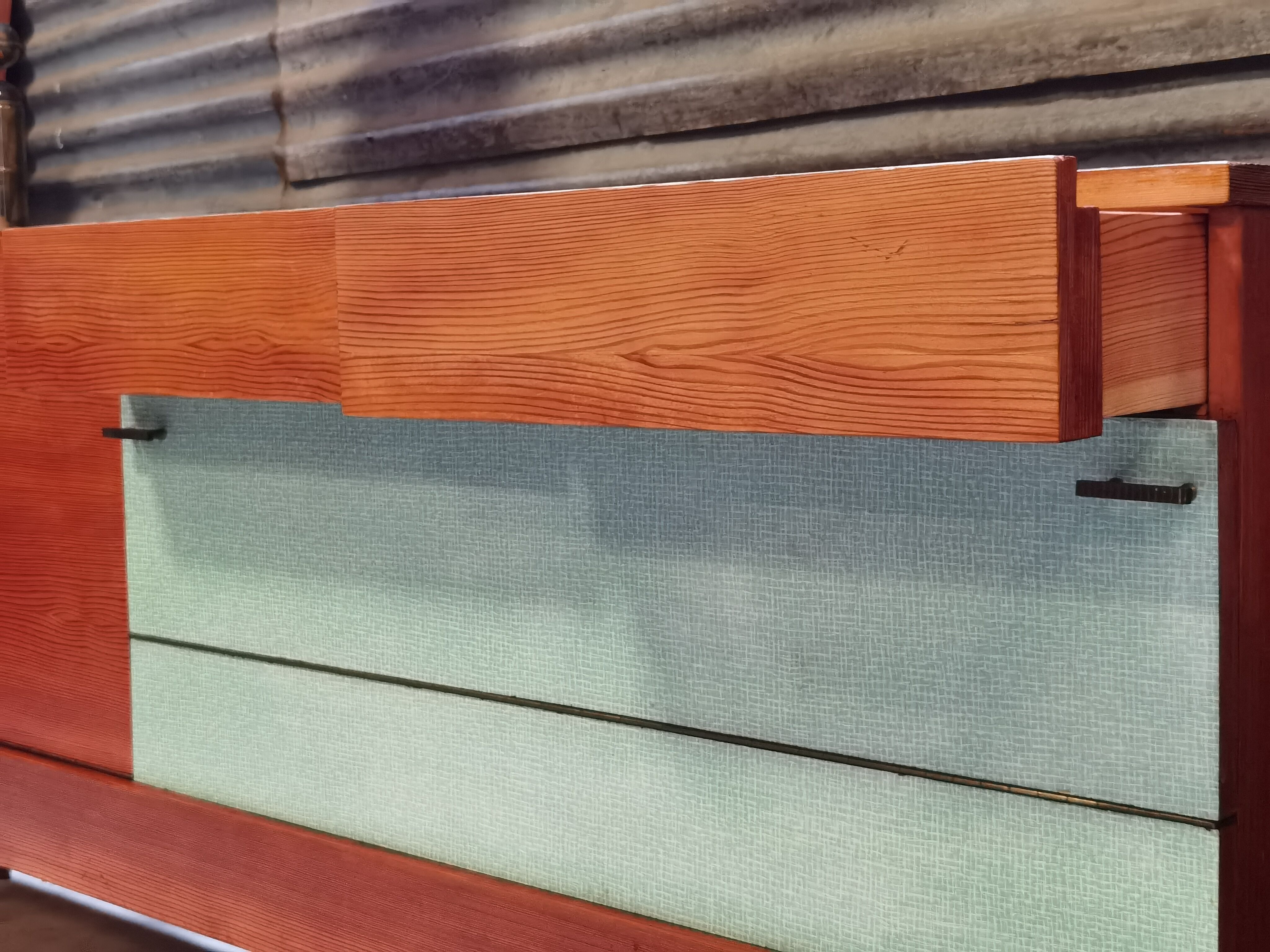 Czech wood and formica sideboard