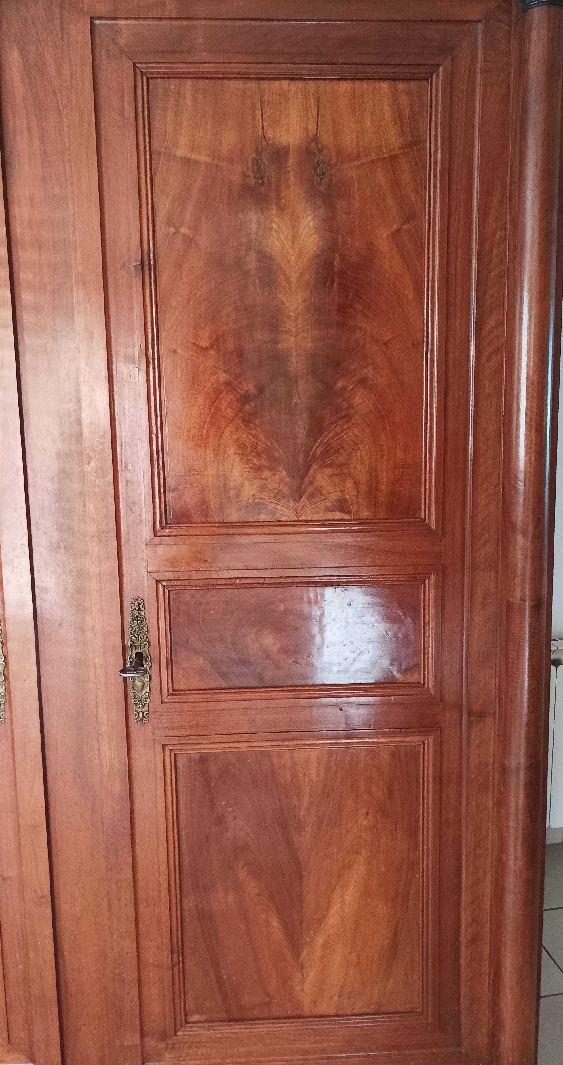 Empire walnut wardrobe