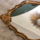 Old gilded mirror
