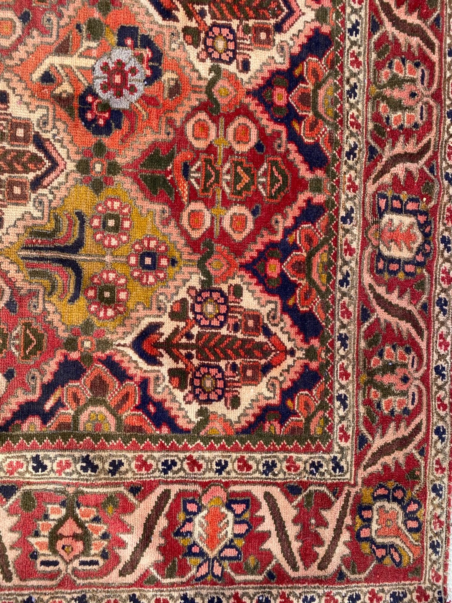 Tapis vintage persan Bakhtiar 210x296 cm