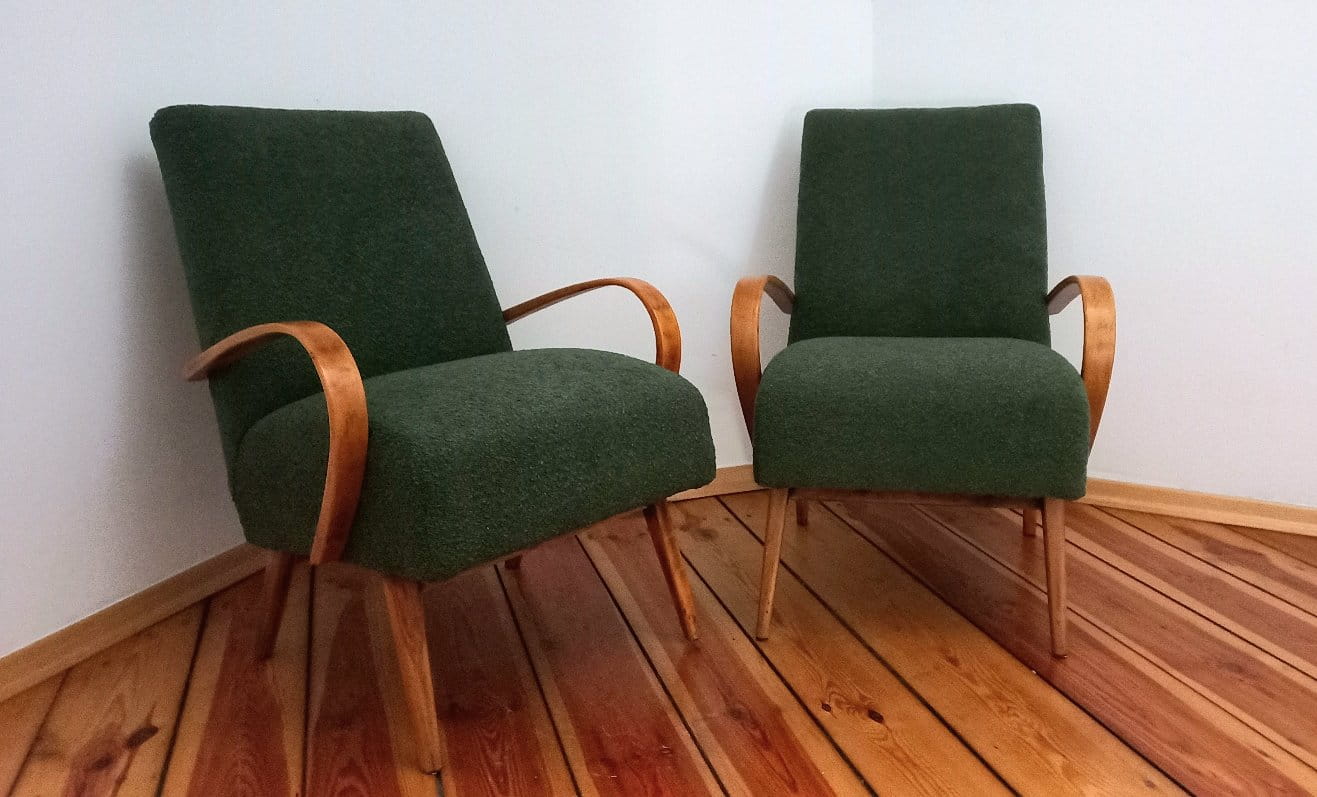 Armchairs by Jaroslav Šmidek for TON, Czechoslovakia, 1960s, Set of 2