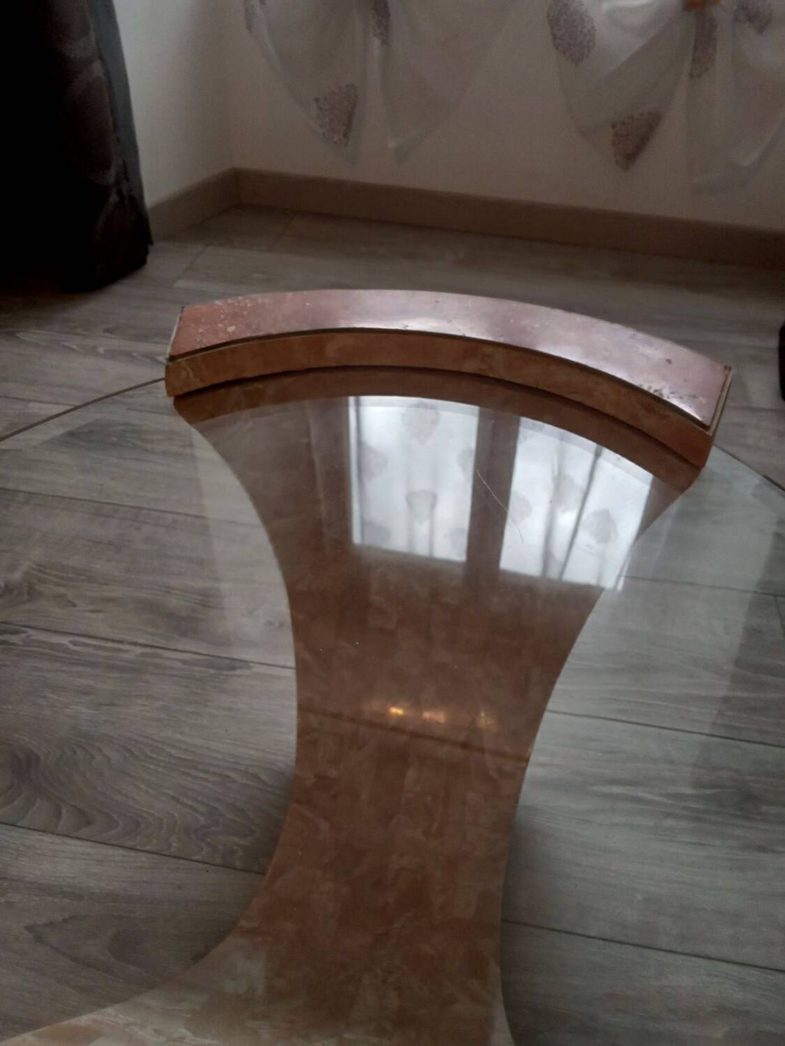 Designer coffee table in the style of Willy Rizzo / Roche Bobois.
