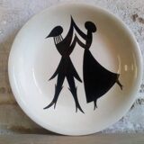 Five dessert plates Sylvestre edition of Longchamp