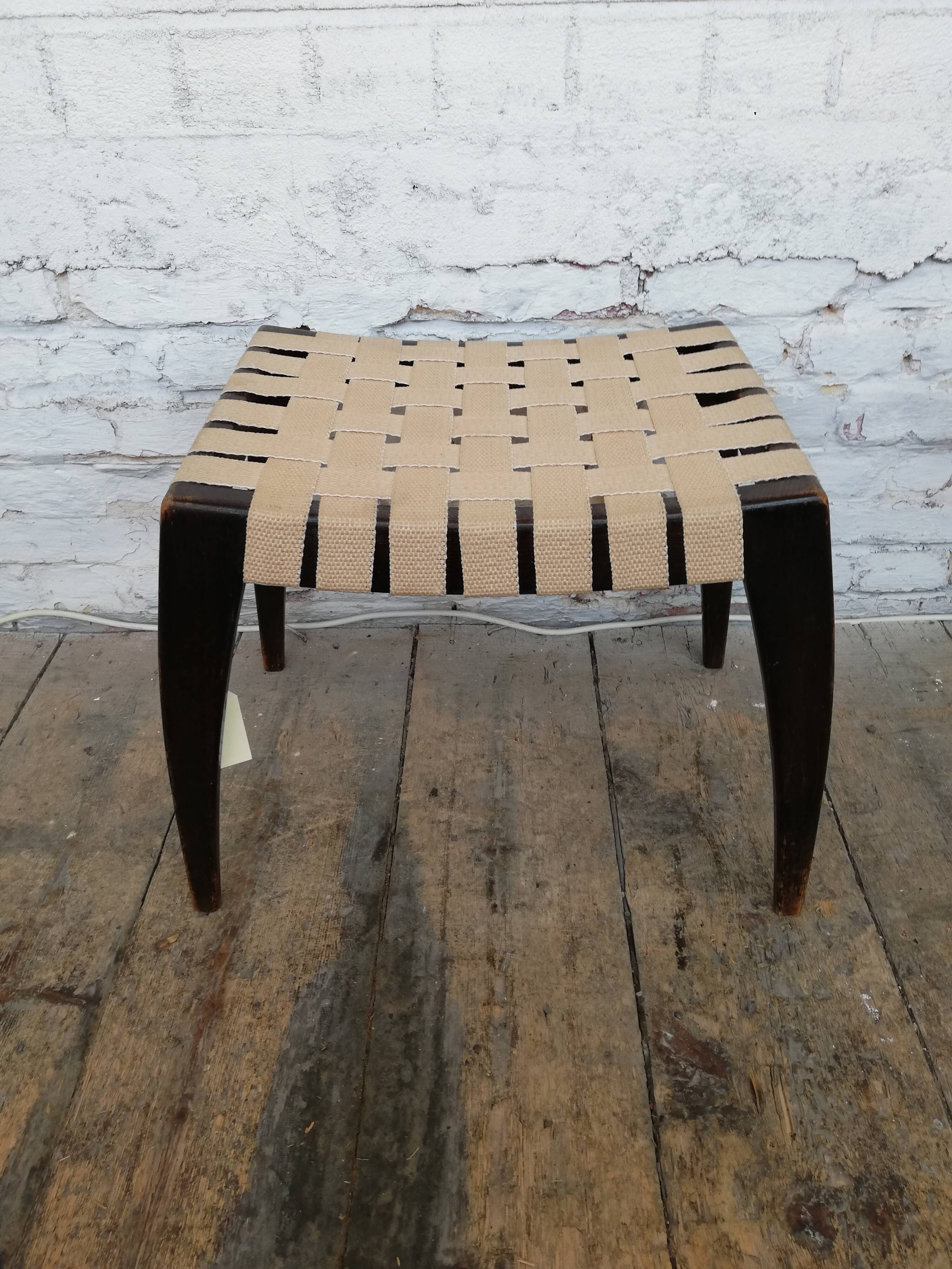 Footrest, Czech, art deco, Jan va neck, 1960